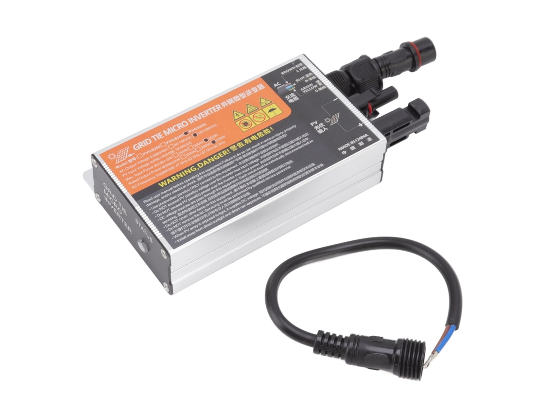 Microinversor fotovoltaico solar conectado à rede (com ampla faixa de tensão de entrada de 18-60V e alta eficiência de conversão)