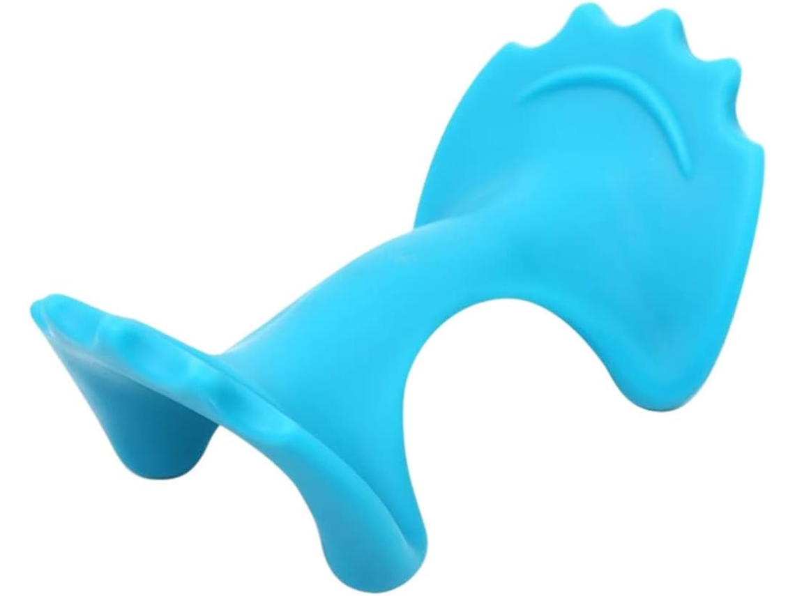 Almofada De Massagem Para O Pescoo, Almofada De Trao Para A Coluna Cervical, Acupresso, Suporte Para Os Ombros, Azul-tuotuo
