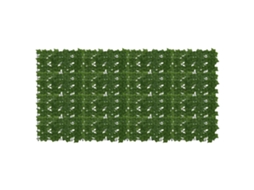 Vidaxl Tela De Varanda Com Folhas Verde 200 X 100 Cm