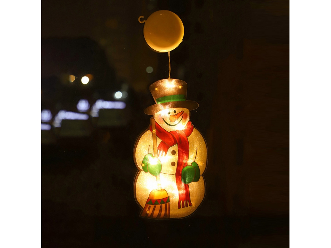 Luz de Cadeia Pingente Natal Ventosa Lâmpada Decorativa Hanging Festas | S/MARCA