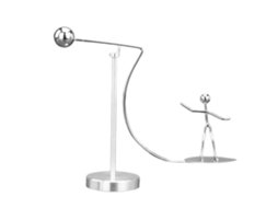 Laxiscreed Boneco De Equilíbrio De Ciência E Psicologia Para Decoração De Escritório E Casa