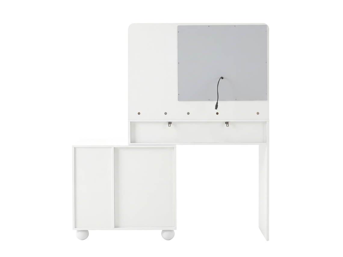 Banc Estufado Moderno em Chenille Orbitra TRADE