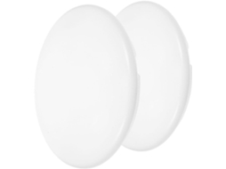 Conjunto de 2 Luminárias de Teto Redondas para Ventiladores e Iluminação de Reposição para Cozinha e SFUSHOS