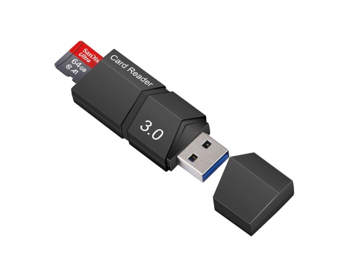 Leitor De Cartão Usb 3.0 2.0 Para Adaptador Usb Micro Sd, Unidade Flash, Leitor De Cartão De Memória Inteligente