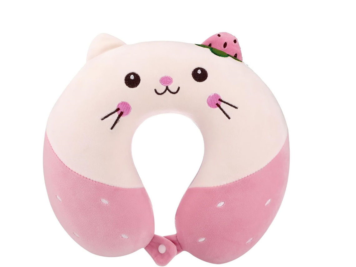 Travesseiro cervical infantil em espuma viscoelástica formato U AQUAFORGE