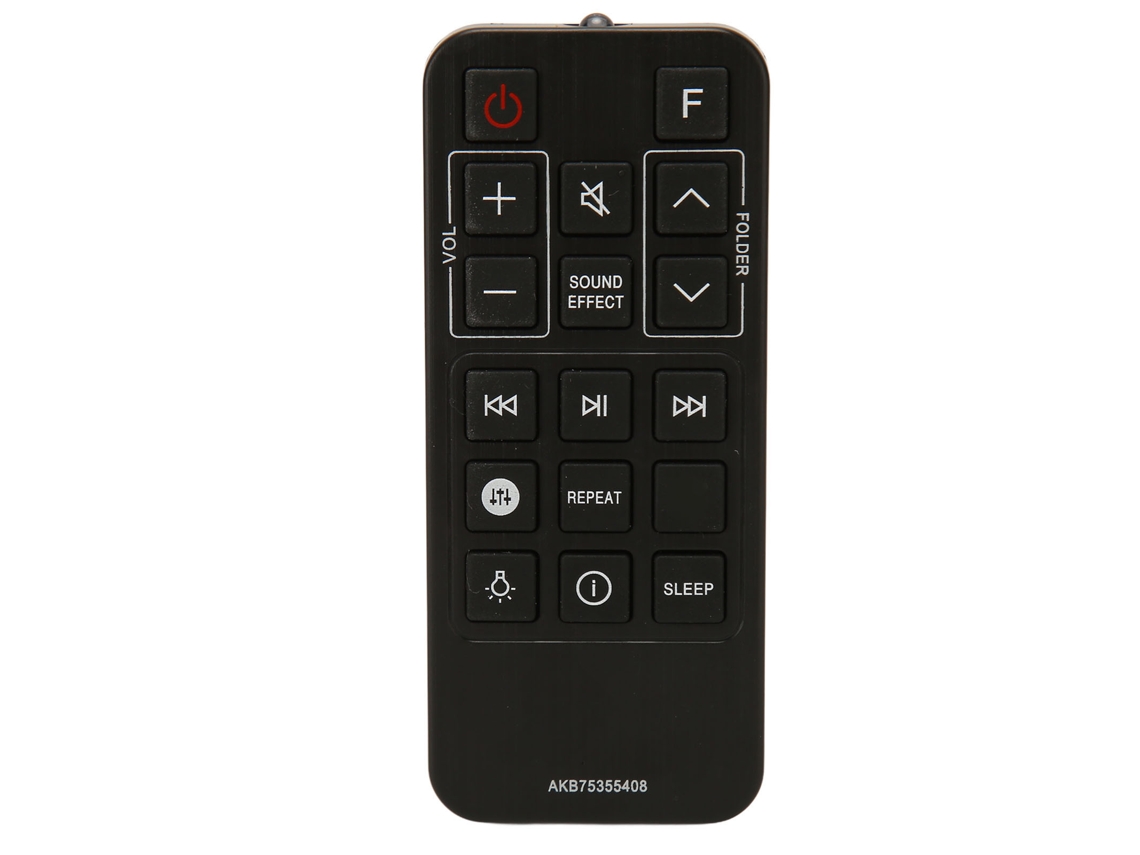 Aetheria controle Remoto Substituto Akb75355408 para Barra de Som Sistema Home Sound Speaker