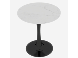 Mesa de Centro 70cm, Mármore Branco, Moderna, 2-4 Pessoas PAPRIKA