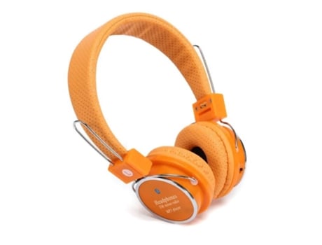Auscultadores Bluetooth Stereo B-05 Headphones Inalámbricos Naranja