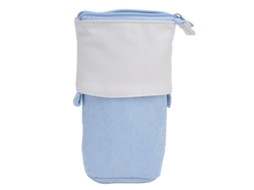 Estojo Para Lápis Com Suporte, Porta Canetas Telescópico, Portátil Maquiagem, Ideal Estudantes, Mulheres E Adolescentes, Na Cor Az Aquaforge