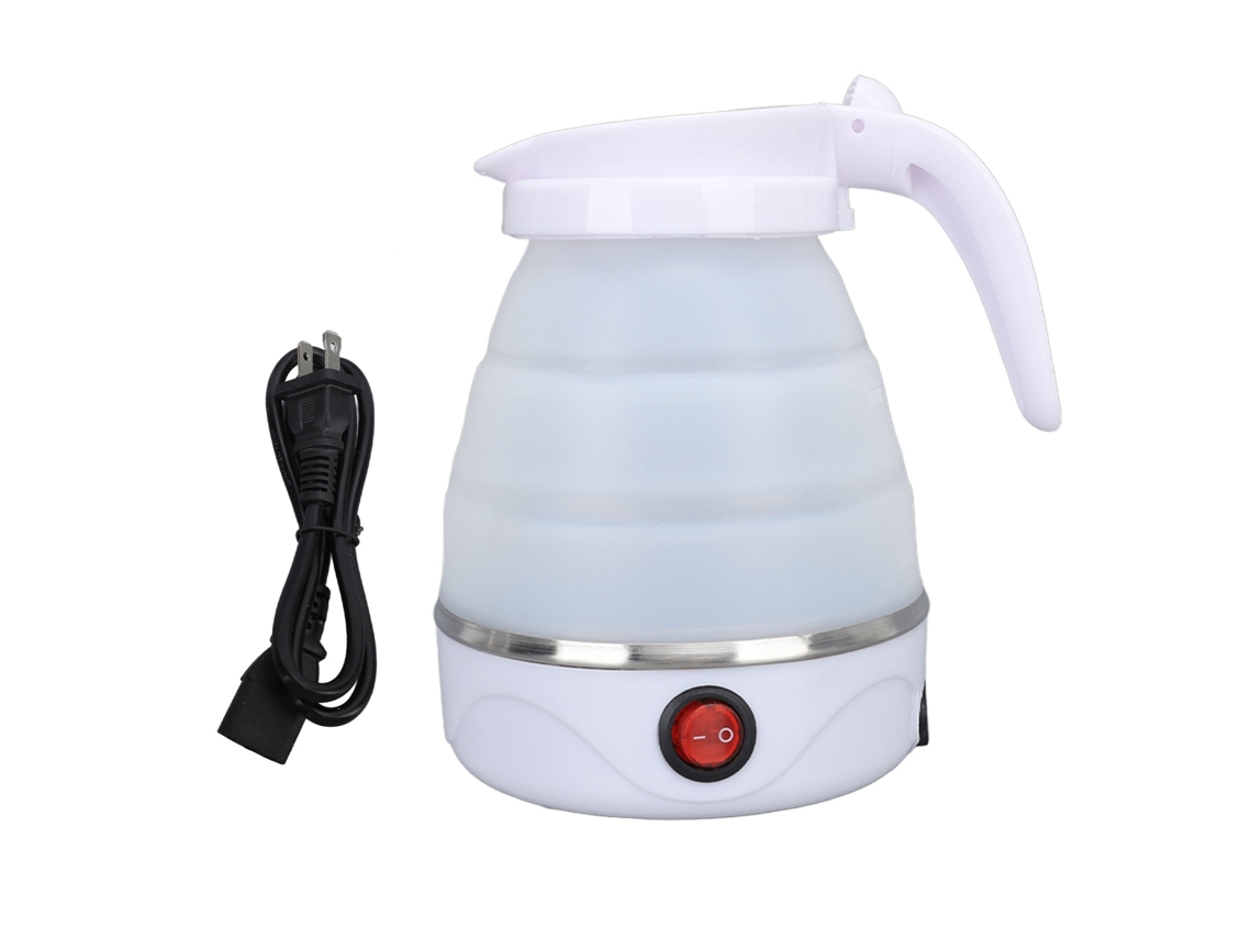 Chaleira Pregável 0.6l 600w Silicone Portátil para Viagem Camping | S/MARCA