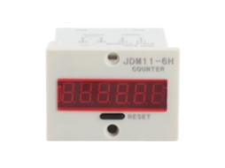 Contador Electrónico Led Digital Jdm11-6h 6 Dígitos Sin Voltaje 0-999999 Ac/dc12v 0.38 Pulgadas
