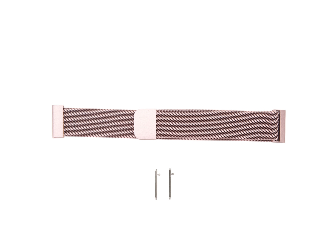 Correa de Reloj de Acero Inoxidable de 18 Mm Con Cierre Magnético para Asus Zenwatch 2 Y Otros Oro Rosa