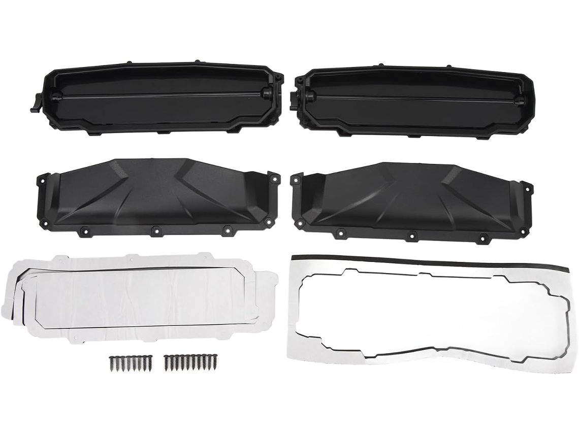 4 Defletores De Ventilação Magnéticos Ajustáveis, 8,9 X 6,4 Cm, 22,9 A 38,1 Cm De Comprimento, Material De Pc, Fácil