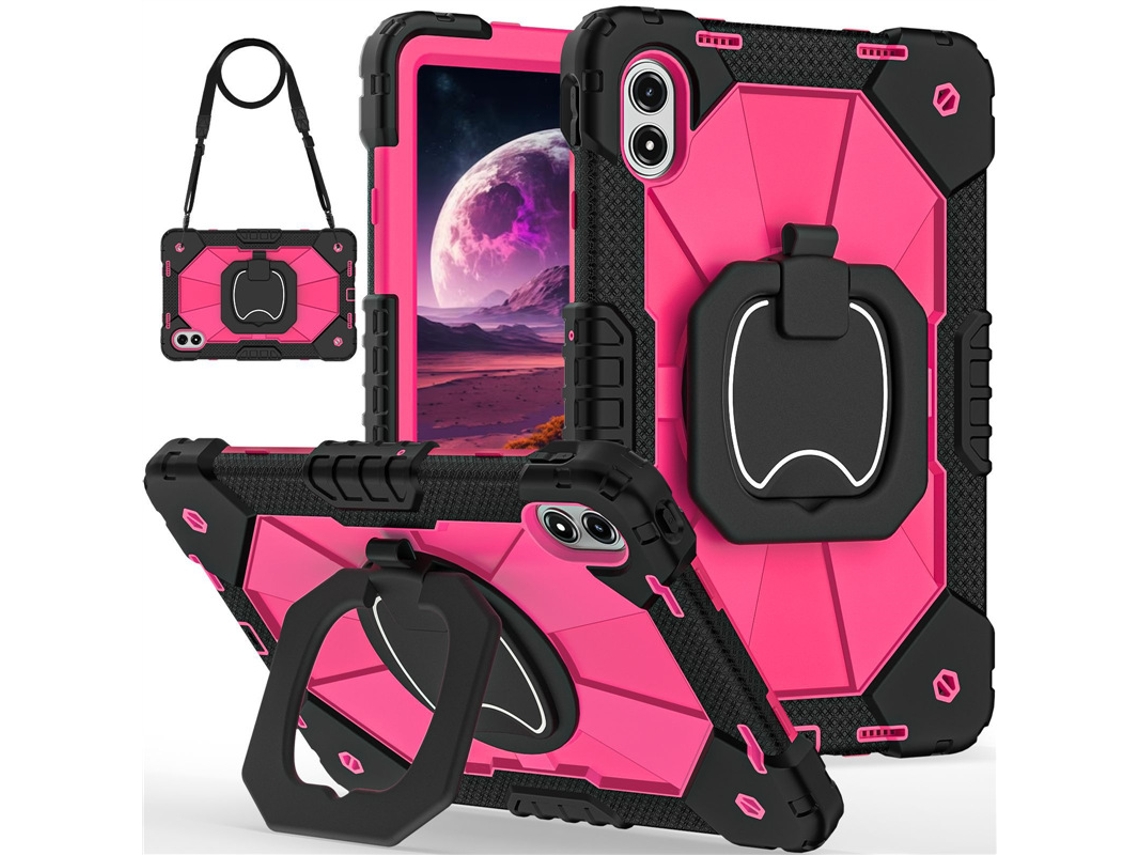 Capa Para Redmi Pad 2 Pro De 12,1 Polegadas (2025), Proteção Completa, Alça De Ombro Inclusa. Rosa. Czhhmart