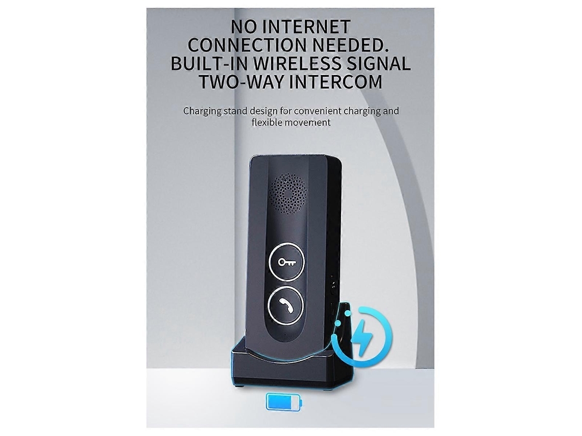 Interfone Sem Fio com Destravamento, Interfone Bidirecional 433mhz a Brilvibera wer