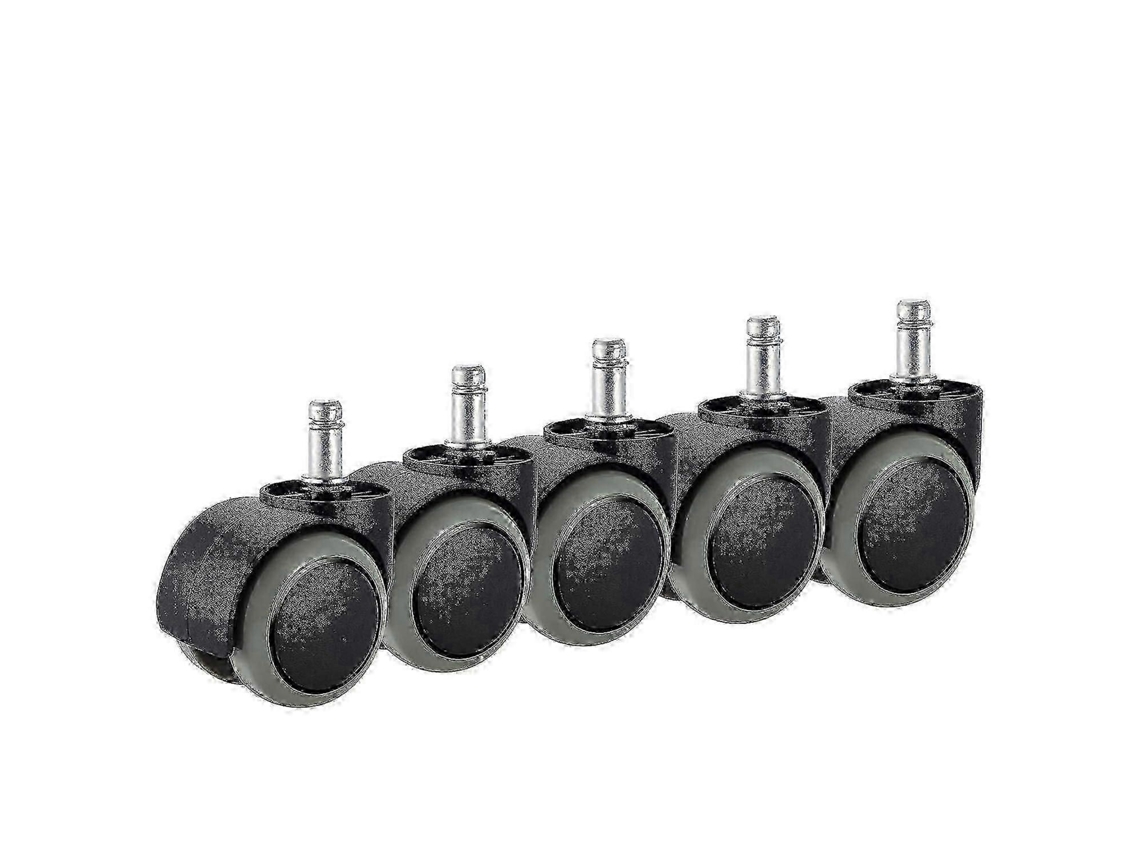 Slowmoose Jr2025032601188 Rodízios para cadeira de escritório, pacote com 5, compatível com cadeiras resistentes da Ikea (10 mm x 22 mm)