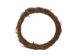 Coroa de Vime (30cm) para Decoração de Jardim, Casa e Casamento | S/MARCA