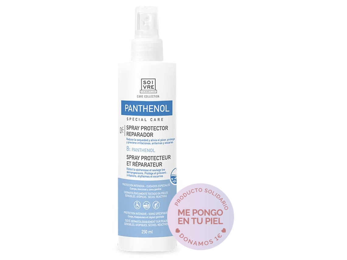 Pantenol 8% Spray Reparador Protetor 250 Ml SOIVRE