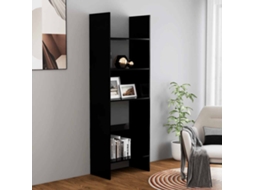 Vidaxl Estante 60x35x180 Cm Contraplacado Preto
