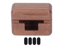 Aetheria capa de Madeira Protetora para Linkbuds S Case de Carregamento Anti quedas e Impactos