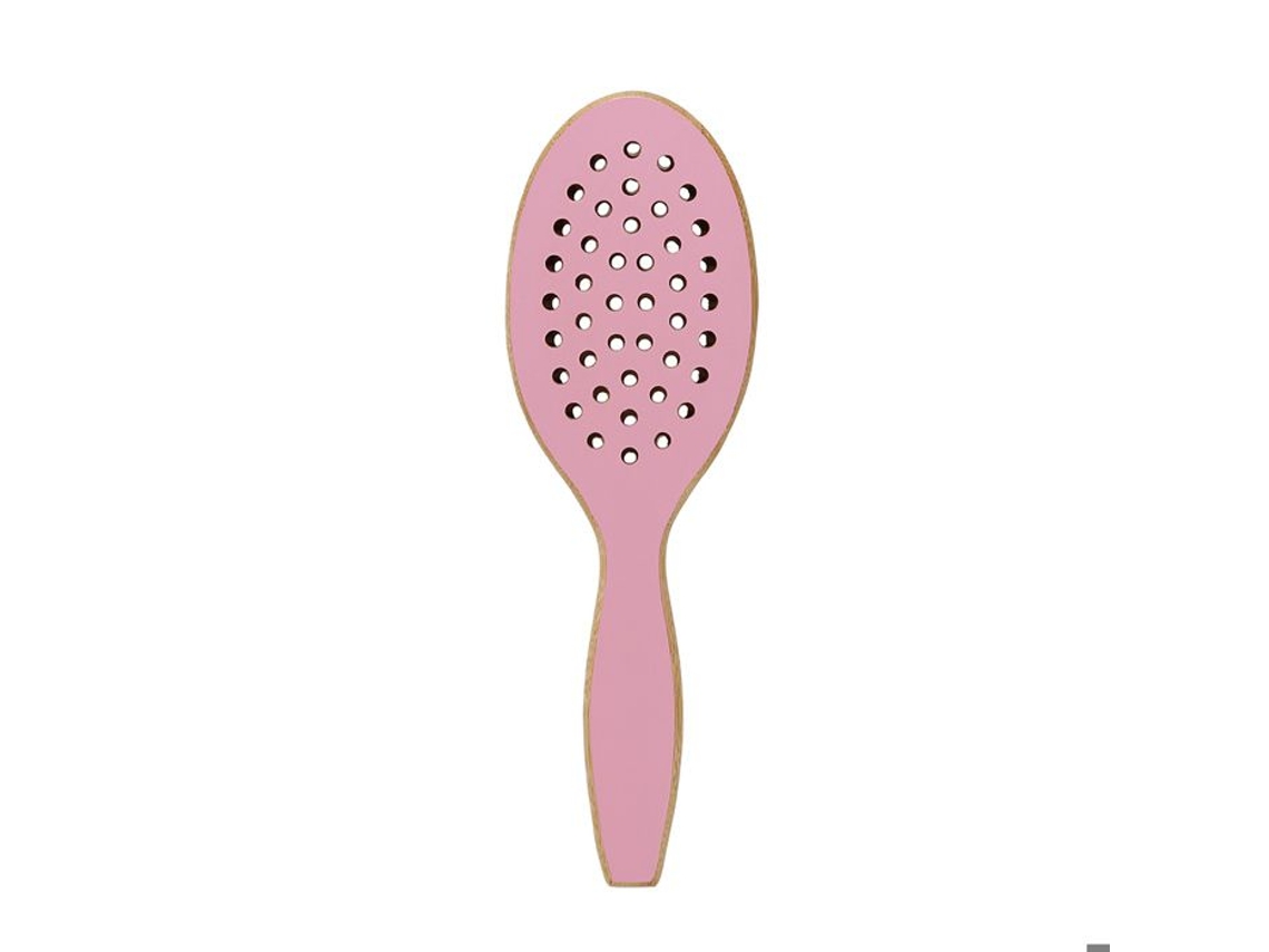 Escova De Cabelo Ilū Bamboom Oval Grande Investigativa Ergonômica Antiestática Brilvibera