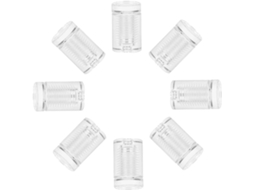 Conjunto de 8 parafusos Pretyzoom para placas de acrílico, ferragens para publicidade, material acrílico, seguros para uso.
