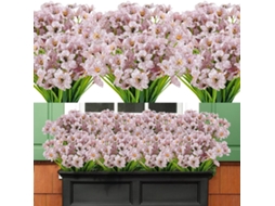 10 Ramos de Flores Artificiais para Exterior, Resistentes Aos Raios Uv. AQUAFORGE