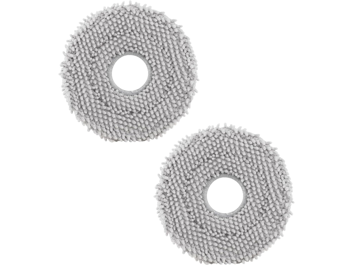 Conjunto de 2 Panos Microfibra para Esfregão, Compatíveis com Q Revo, Roborock Qrevo S, Roborock Qrevo Pro, Roborock Qrevo Maxv e R BRILVIBERA