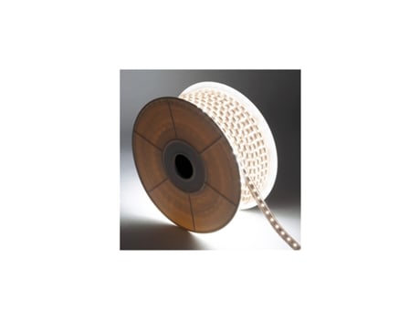 Rolo de Fita Led Regulável Auto-Retificada 220V Silicone Flex 120 Led/M 1400 Lm/M Largura 12Mm 50M Ip67 LEDKIA