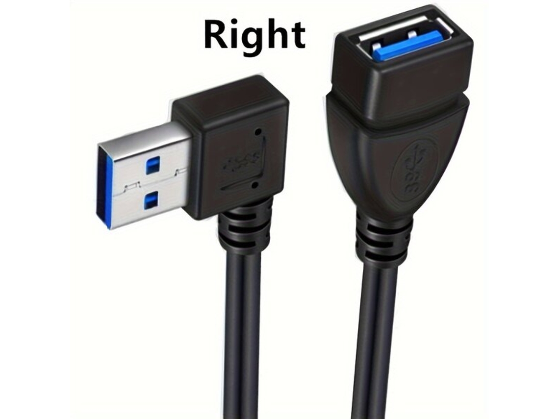 Cabo De Extensão Usb 3.0 Com Adaptador De 90 Graus. Tadvyyvayotoy