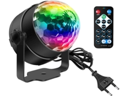 Bola De Discoteca Led Con Control De Música Rgb, 3w