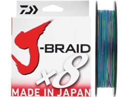 Linha de Pesca trançadas DAIWA J-braid 8 (0.100 mm - 0,20 mm)