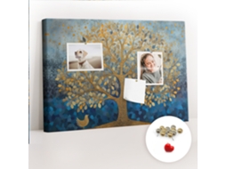 Painel De Cortiça Para Parede Árvore Abstrata Para O Quarto Das Crianças Espelharte (60x40 Cm)