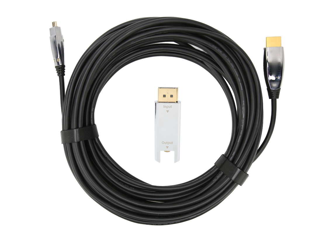 Cabo de Fibra Óptica Cabo de Fibra Óptica Hdmi2.0 Am para Dm EOOCOO (transmissão de 18gbps Suporte 4k Hd)