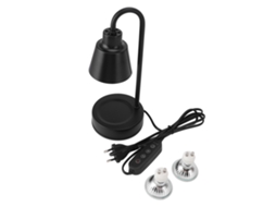 Lâmpada derretidora de cera com timer 50W ajustável aromaterapia velas sem chama 2 lâmpadas plugue EU 220V com S/MARCA