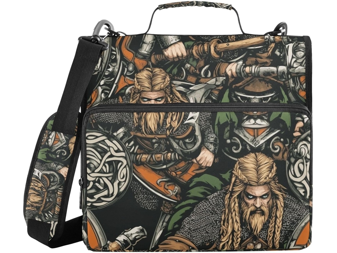 Viking Pasta Organizadora Colorida Com Design Clássico De 3, 8cm 1, 5 Polegadas, 3-argolas Com Alça E De Ombro Removível