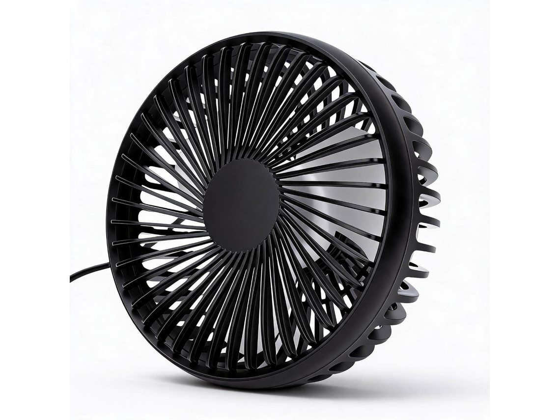 Ventilador Portátil Silencioso Dpofirs Para Carro, Alimentado Por Usb, Para Caminhões, Suvs, Trailers E Ônibus, Com 3 Velocidades