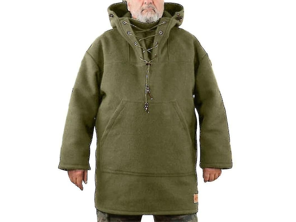 Fasst jaqueta de Invierno para Homem com Capuz de Lana e Sudadera