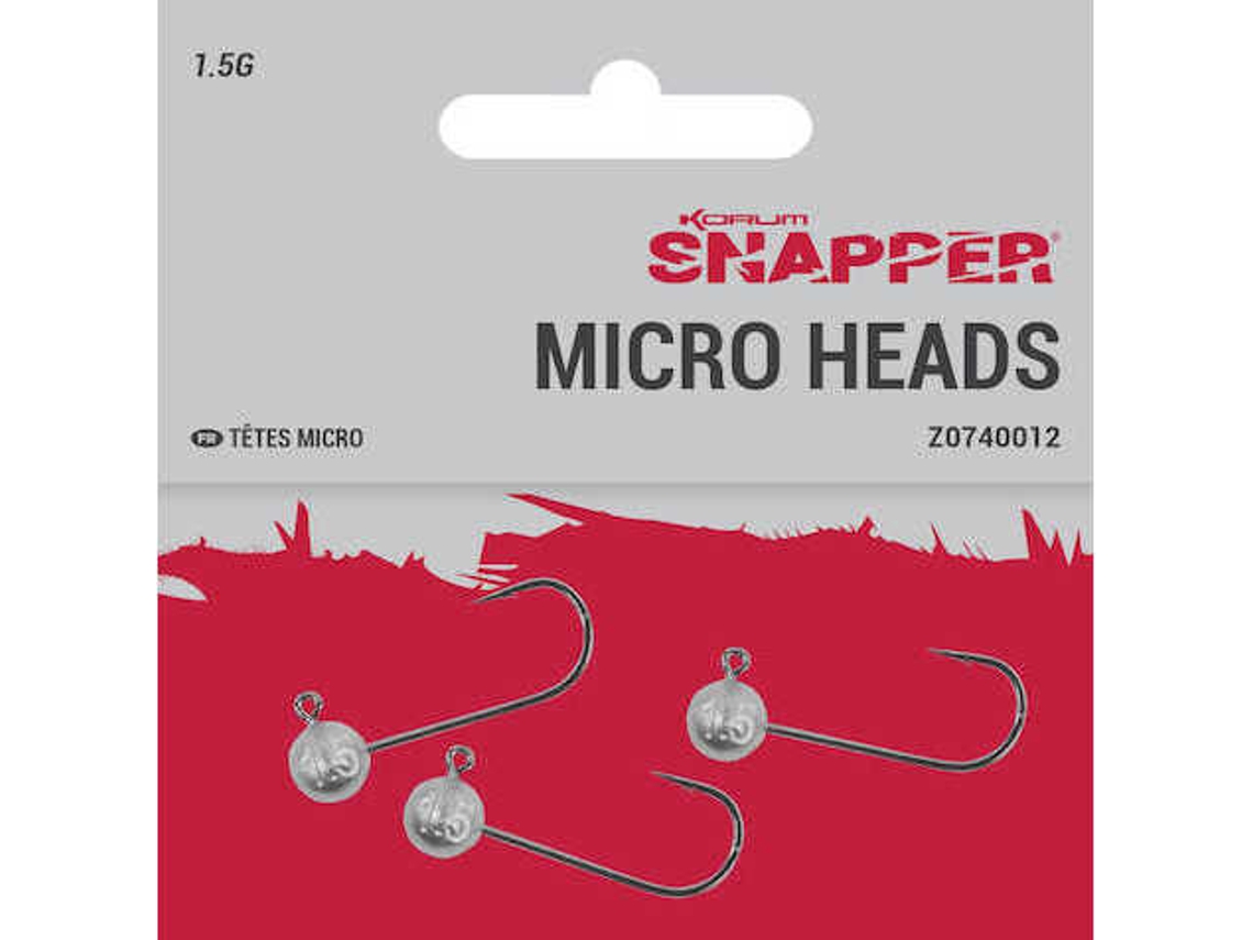 Cabeça de microchumbo KORUM SNAPPER