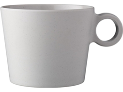 Xícara De Cappuccino Bloom 375 Ml Branco Pedra Gokoco