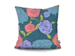Capa De Almofada Decorativa De Flores Com Plantas Tropicais E Papagaios, Capa De Almofada Decorativa Para Sofá, Capa De Almofada 45x45cm