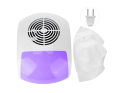 45w Single Fan Nail Dust Collector Manicure Vacuum Cleaner Purple