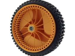 Roda de cortador de grama de 196 mm compatível com McCulloch 5324025 67, 5324029 36 Zeuxo