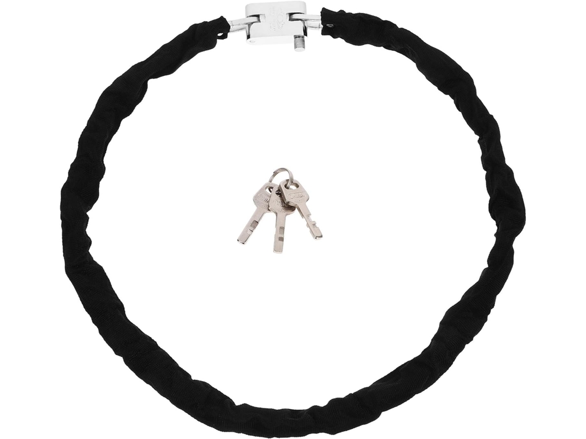 Cadeado De Corrente De 7 Mm Para Bicicletas Elétricas, Preto, Ferro
