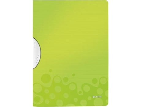 Capa com clipe LEITZ WOW Verde (A4 - Capacidade: 30 folhas)