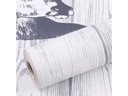Papel Contato Madeira Adesivo Papel de Parede Rústico e Removível NEVEANCE