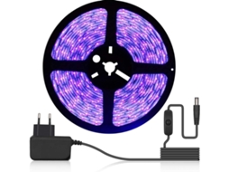 Fita de Led Uv de 5 M com 300 Leds Autoadesiva BRILVIBERA