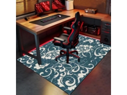 Tapete Cadeira Escritório Protetor 70 X 120 Cm Tecido Piso Carpete Jogos, Gamer, Escritório,