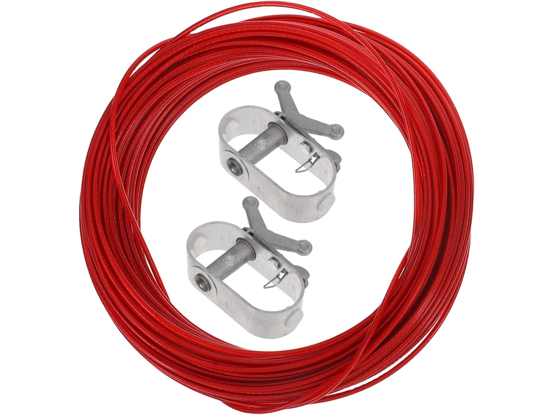 Kit De 3 Peças Com Cabo De Aço E Guincho Para Lonas