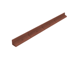 Jardim Borda Flexível Terracota com Martelo de Borracha Estacas e Conectores MONSTERSHOP (4 X 1,2 M)